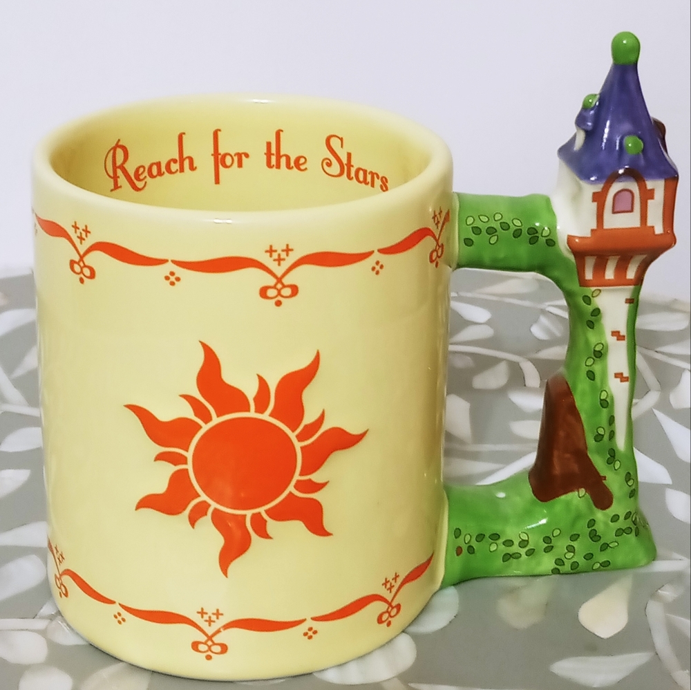 Disney Tangled Tower Rapunzel Lantern Luminaria Mug Coffee Cup